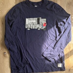 Roots Navy Zamboni Long Sleeve Tee